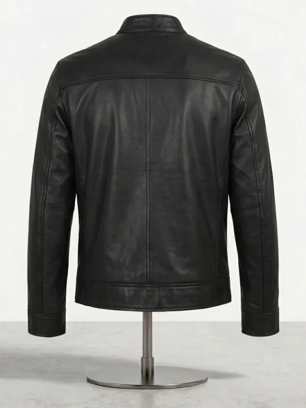 Armor Black Leather Biker back Style Jacket Armor Black Leather Biker back Style Jacket